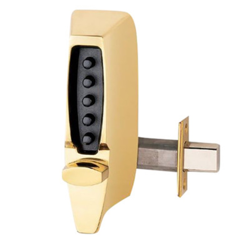 Dormakaba 7100 Series Model 7108 – Deadbolt with a 2 3/8 backset (must be manually locked)