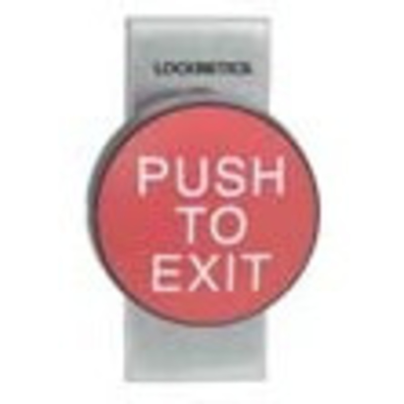 Schlage 625RD-NS Momentary Action Heavy Duty 2-3/4 Push Button Narrow Stile (Red)