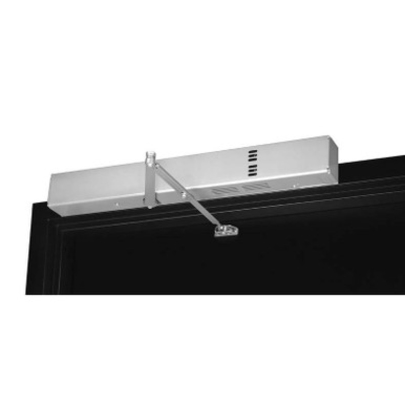 Norton Door Controls Norton 7224MPDI-LH-24V-689 Master Unit Double Lever Arm Electromechanical Closer/Holder Releasing Device Left Hand