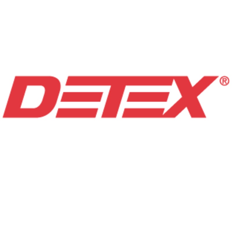 Detex EAX-3500SK EAX-3500 Series – Surface Mount Only Kit, 24VAC/DC Hardwired Timed Bypass Surface Exit Alarm with Rechargeable Battery, Surface Door Contacts, Plug-in Transformer