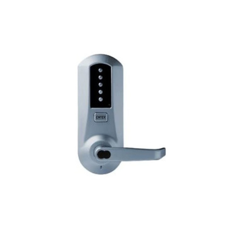Dormakaba Simplex 5000 Series Model # 5010 Pushbutton Lock used with exit device; Interchangeable Key override (Less Core)