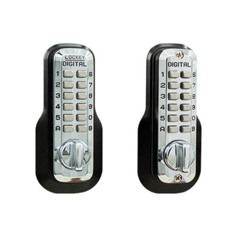 LOCKEY M210DC Double Sided Double Combination Deadbolt with No Drilling Plates