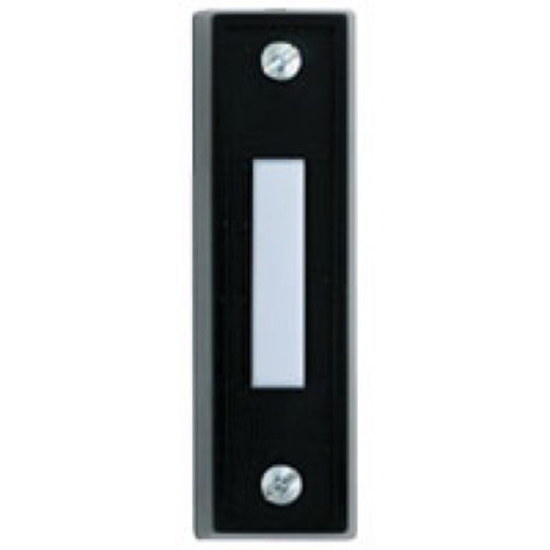 Trine 66W Push Button White with White Bar Molded Plastic