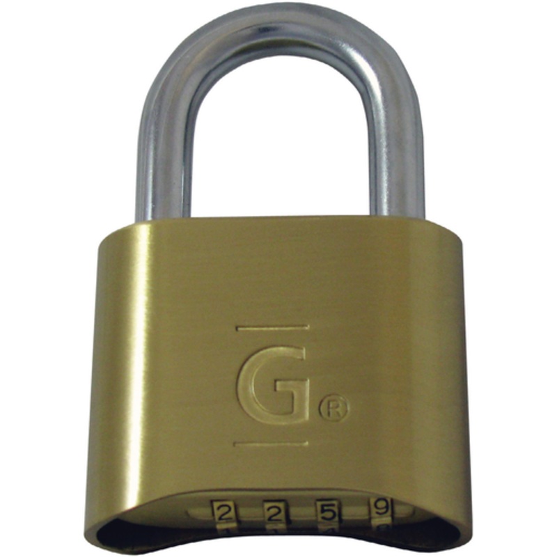 Resettable Keyless Padlock with 2 Inch Shackle