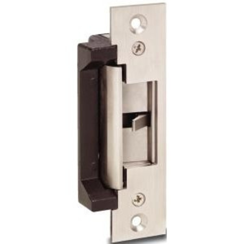 Security Door Controls SDC 25-4U Low Profile Cylindrical Lockset Electric Door Strike