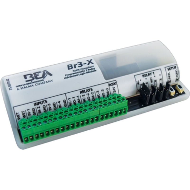 BEA 10BR3-X Logic Module, 13 Programmable Logic Functions, 3 Relays