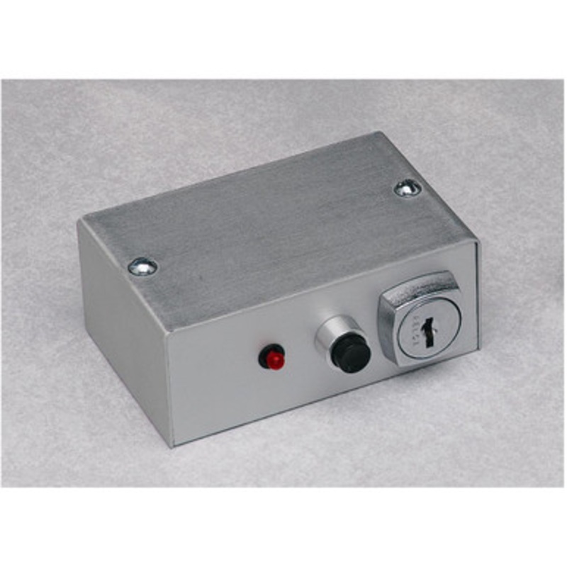 Dortronics Dortronics 5246-K332x3P25 Mini Box Console Key Switch & 3 DPDT Momentary Push Buttons