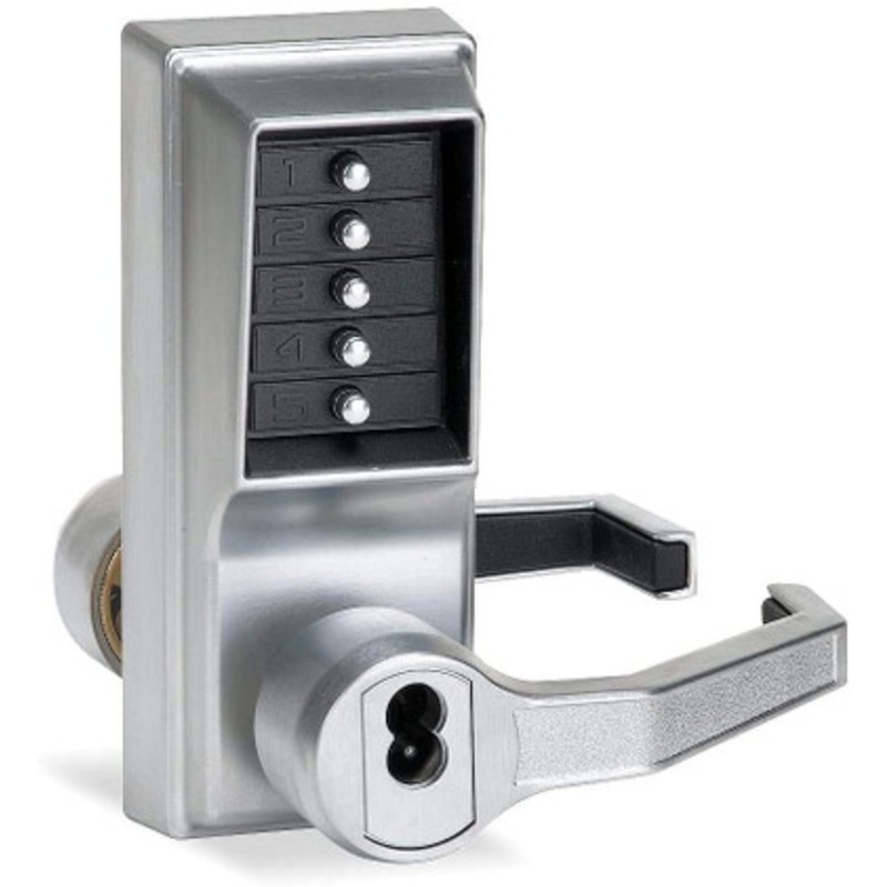 Kaba Ilco Unican Simplex L1000 keyless lock (Lever) Model# L1021 with Interchangeable Core Option Key Override.