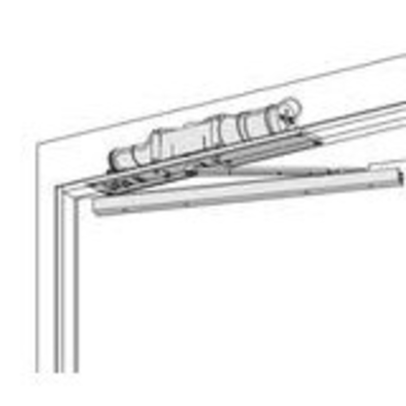 LCN LCN 2613-STD-LH-AL Heavy Duty Concealed Low Energy Pneumatic Automatic Operator Left Hand