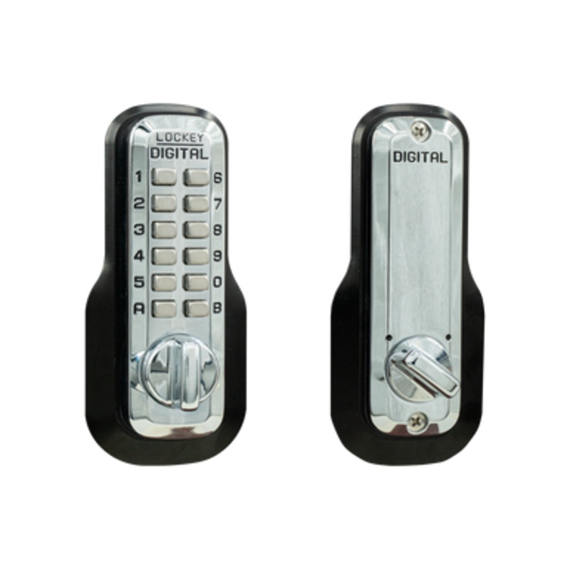 Lockey Keyless Mechanical Digital Deadbolt Door Lock M210 No Drilling Needed