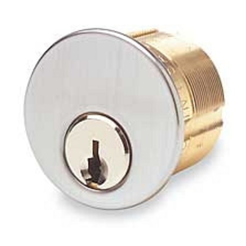 Schlage Mortise Cylinder, Satin Chrome 1 1/4