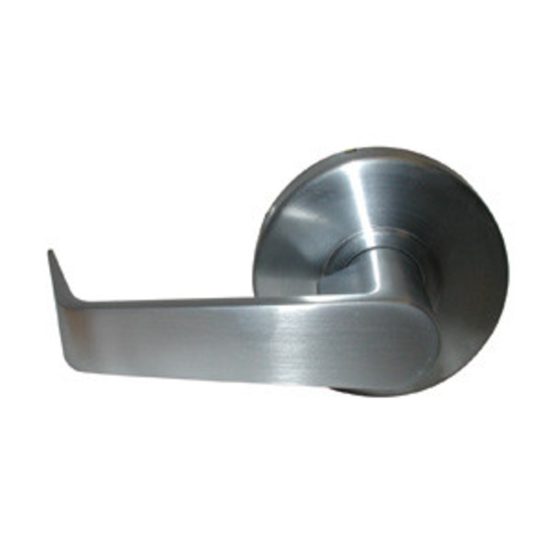 General Lock Passage Set, S Lever Design, 2-3/8 Backset, ANSI Strike, Grade 2