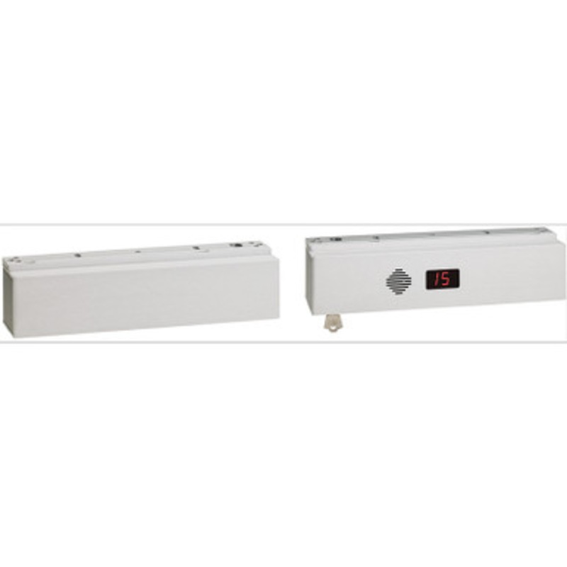 SDC 1511TNAKV Tandem ExitCheck Delayed Egress EMLock, NFPA 101, IBC and IFC Compliant, Built in Key Switch, Satin Aluminum Clear Anodized