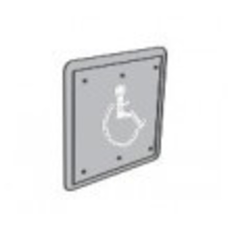 LCN 8310-3853WB Door Closer with Bollard Post Actuator 4-3 4in Square with Logo Only