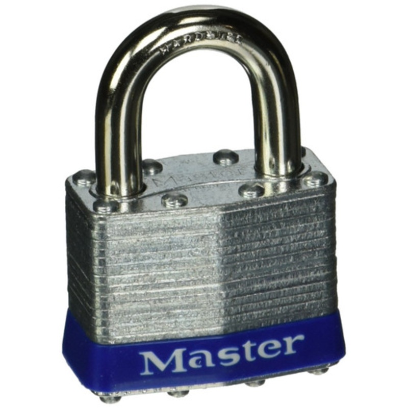 Master Lock 1UP LAMINATED PADLOCKS 1-3/4in (44mm) Wide Laminated Steel Pin Tumbler Padlock, Universal Pin
