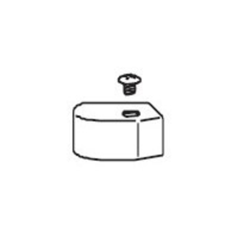 Rixson ASSA ABLOY 012144L-AS-630 Left Hand Arm Cap & Screw