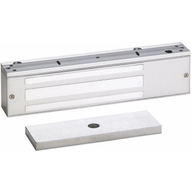 SDC 1511V Single EMLock Magnetic Lock, Satin Aluminum Clear Anodized