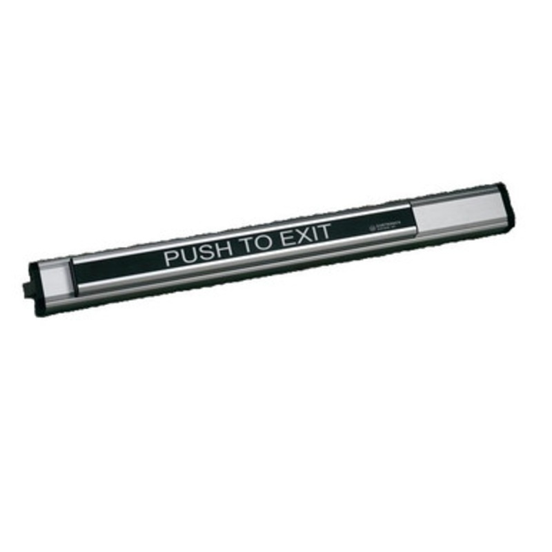 Dortronics 6420-S25xWR Exit Device 6400 Series Egress Bars, for 36 In. Door, Dual Weatherproof SPDT Switches for Outdoor Applications, Aluminum Finish