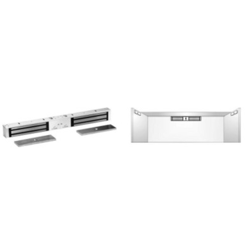 DynaLock DynaLock 2022-HSM2 Double Electromagnetic Lock w/ High Security Monitor