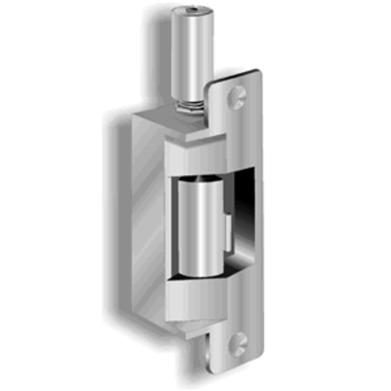 Folger Adam 712-75 12D 630 Fail Secure, Complete 12VDC Electric Strike, 3/4 Keeper, Metal Frame, Satin Stainless Steel
