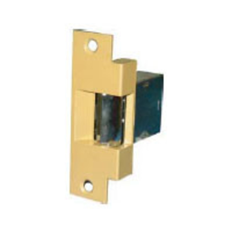 Trine 007C-24DC Electric Strike for Cylindrical Lock in Satin Chrome