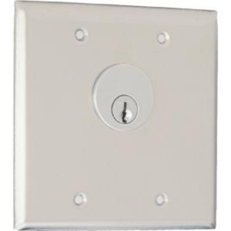Camden CM-3205 Momentary Double Gang Mortise Key Switch
