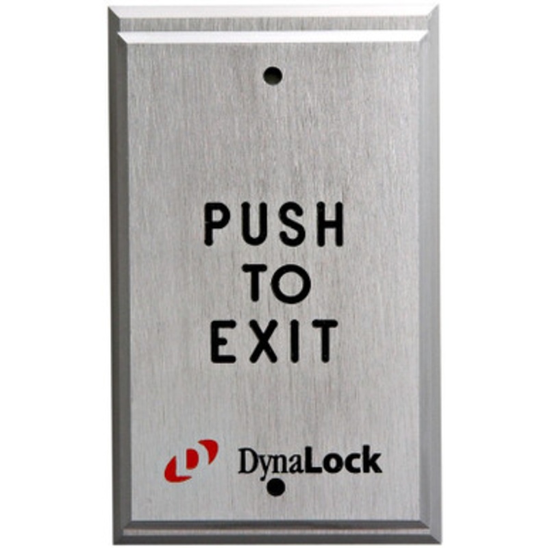 DynaLock 6700-US28 Heavy Duty Vandal Resistant Pushplate Single Gang