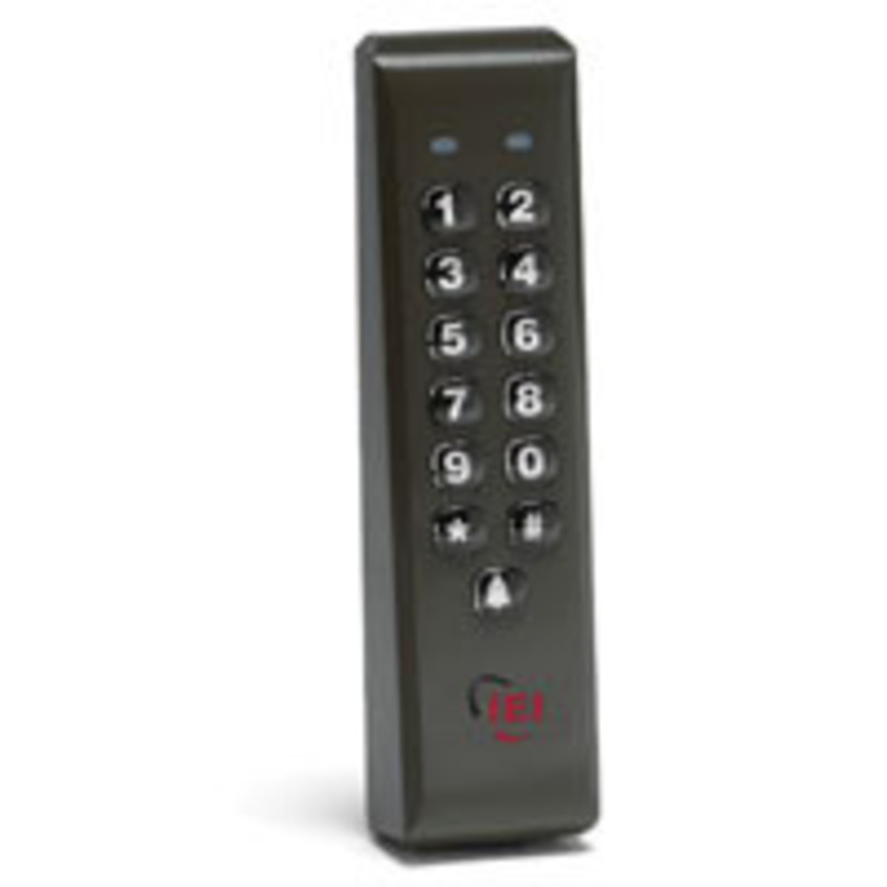 IEI LINEAR Mullion Mount Backlit keypad 212iLM (stand alone) Bronze