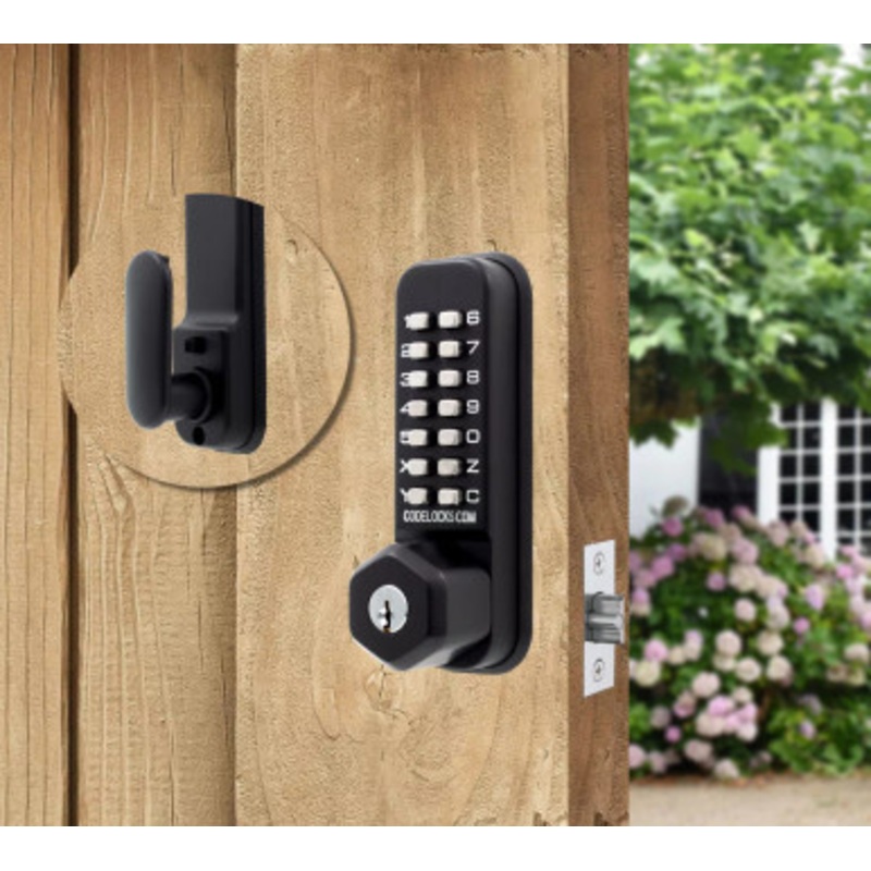 Codelocks CL200KBKMG Marine Grade Surface Mounted Deadbolt