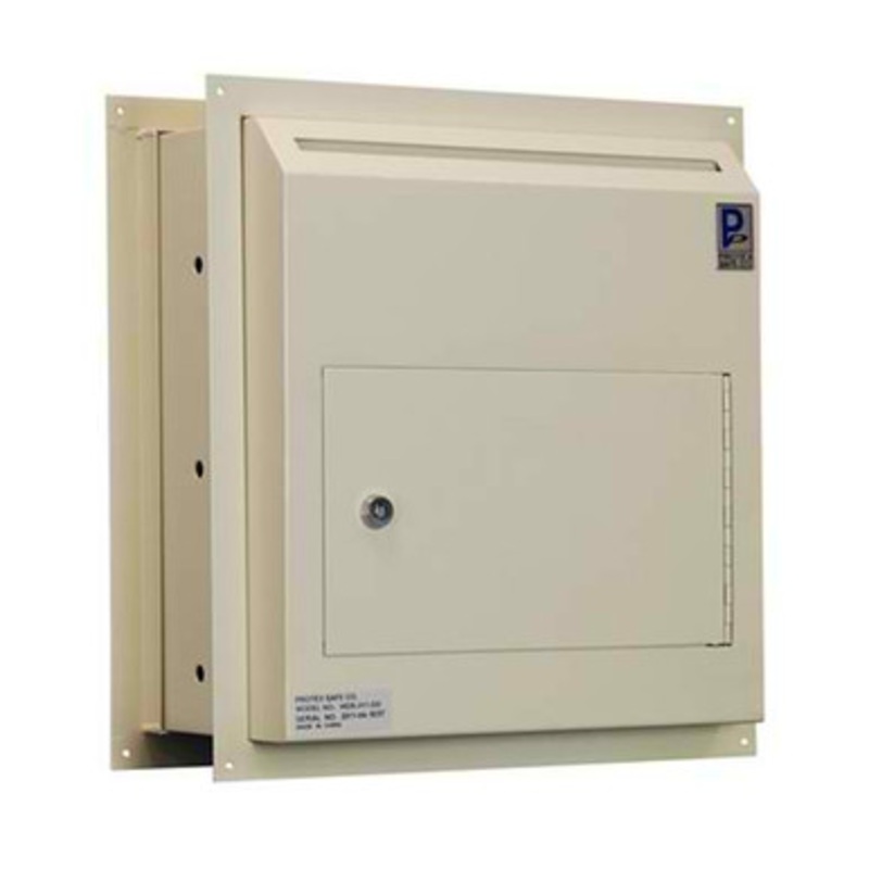 Protex WDS-311-DD Through-The-Wall Locking Drop Box, Dual Doors
