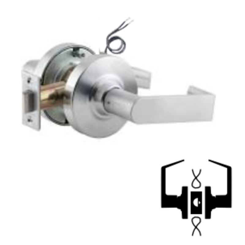 Schlage ND12DEL-RHO-626-24V Electrified Cylindrical Lock Non-Keyed Fail Safe (24VAC/24VDC)