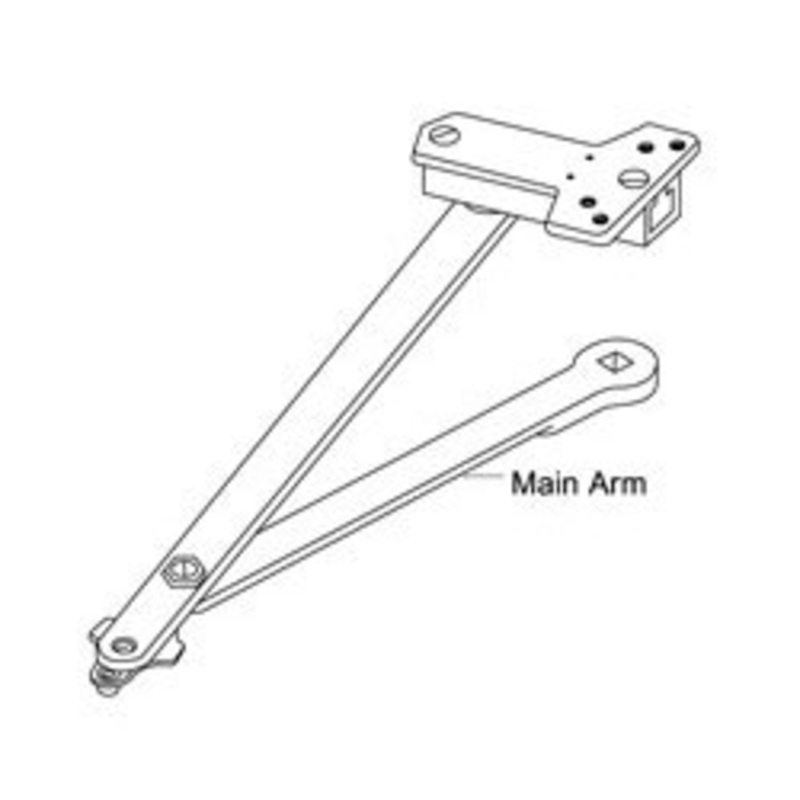 Norton 6100-14 689 Unitrol Arm Assembly, Non-Hold Open, 42 to 48 Door Widths, 1600, 7500, 8000 Series, Aluminum