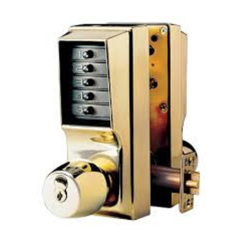Simplex EE1021B/EE1021B-26D-41 Cylindrical PBL Lock Withknob Ent/Egr Comb Withko Best Ic in Satin Chrome