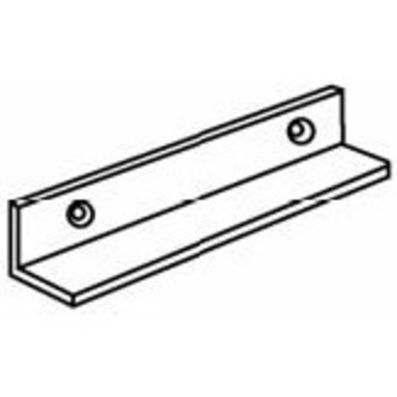 Dortronics 1191-10 1190 Series Angle Bracket, 1 In. by 1 In. 1110/1115 Series Angle, 12-1/2 In. Long