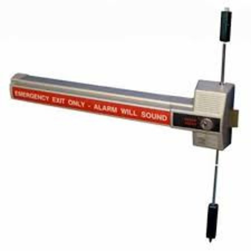 Detex ECL-230X-TDB Exit Control Hardware (Top Bolt, Dead Bolt & Bottom Bolt)