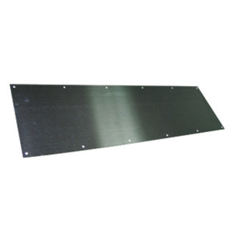 General Lock Kick Plate, 10 X 34, 0.05 Thick, Stainless Steel, US32D Brushed Stainless Steel Finish
