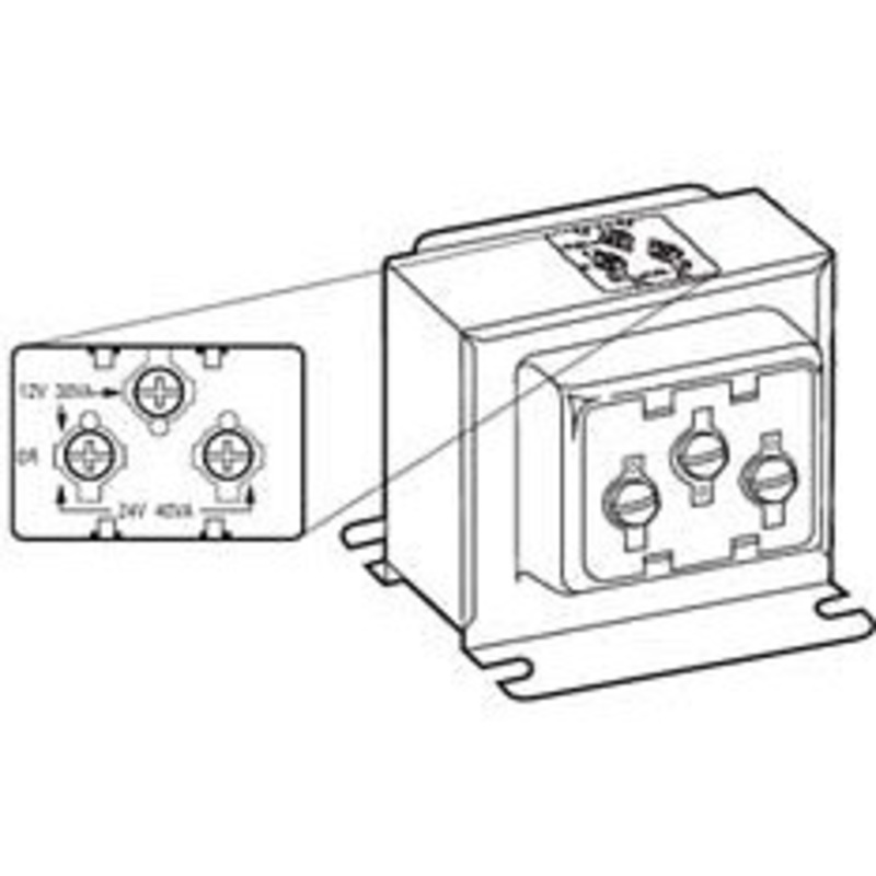 Adams Rite Adams Rite 4605 Wire-In Transformer (12VAC/24VAC)