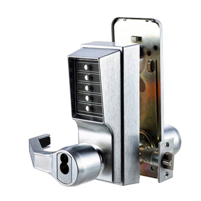 Dormakaba Simplex L1000 keyless lock (Lever) Model# L1041 with Passage and Interchangeable Core Option Key Override.