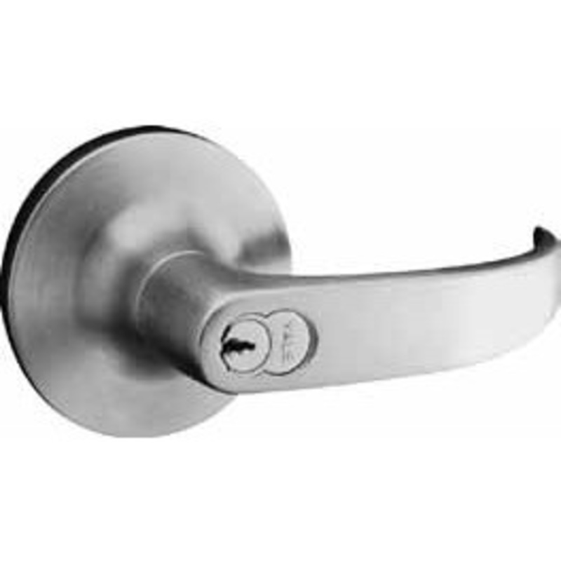 Yale PB5491LN-1210-24V-626-LC Fail Secure Electrified Heavy-Duty Cylindrical Lever Lock Prep For Yale LFIC Less Core (24VDC)