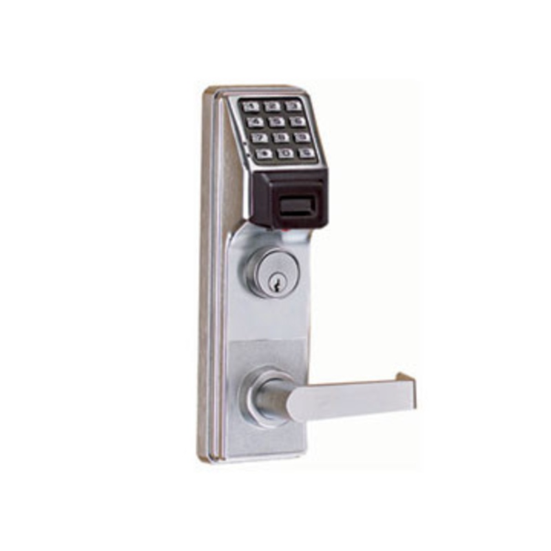 Alarm Lock ETPDLS1G-26DS88 Trilogy Exit Trim Prox Reader with Keypad Straight Lever – Sargent in Satin Chrome