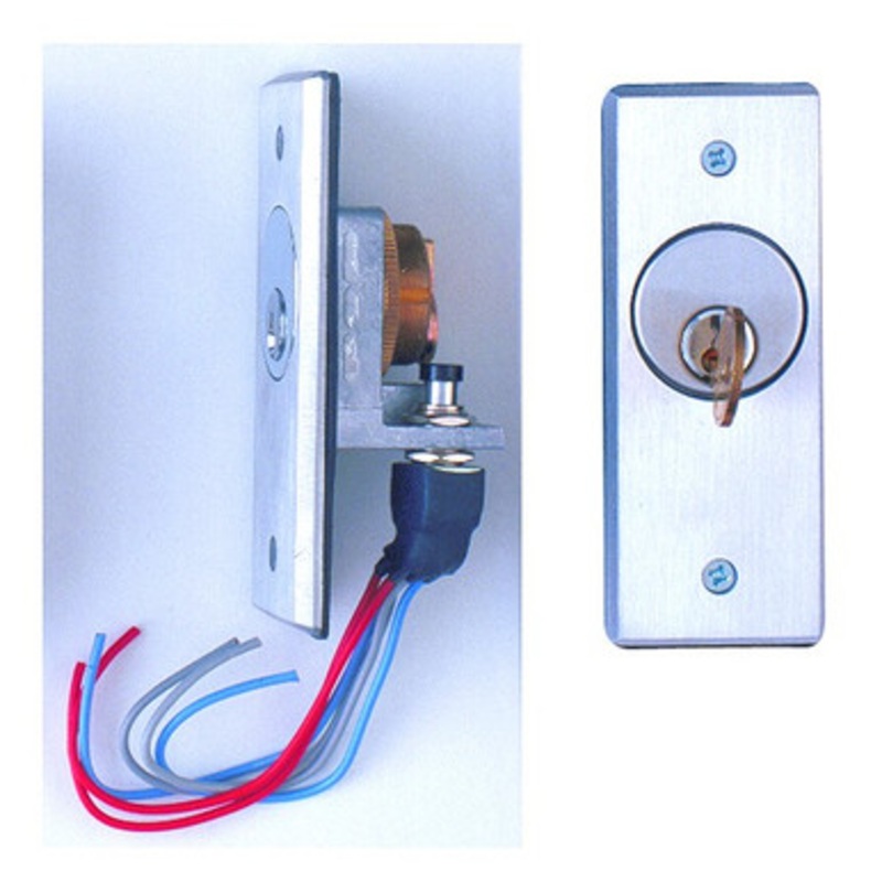 Camden CM-2030 Cast Aluminum Narrow Stile Mortise Key Switch (Maintained)
