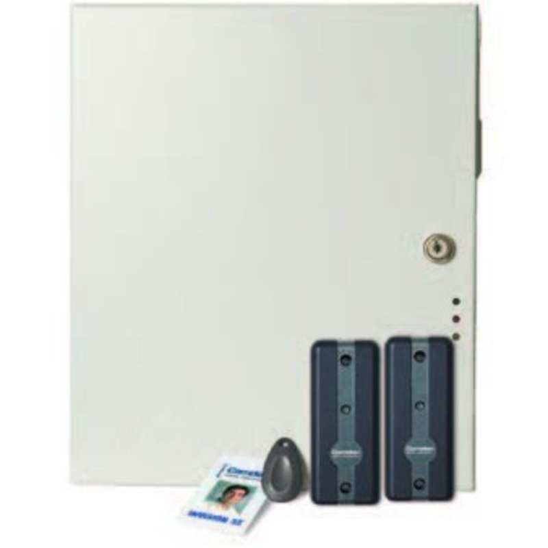 Camden Door Controls Invision CV-32A1 Access Control Panel w/ Software, Power Supply, Plug-In Transformer & 2 AWID Compatible Mullion Readers