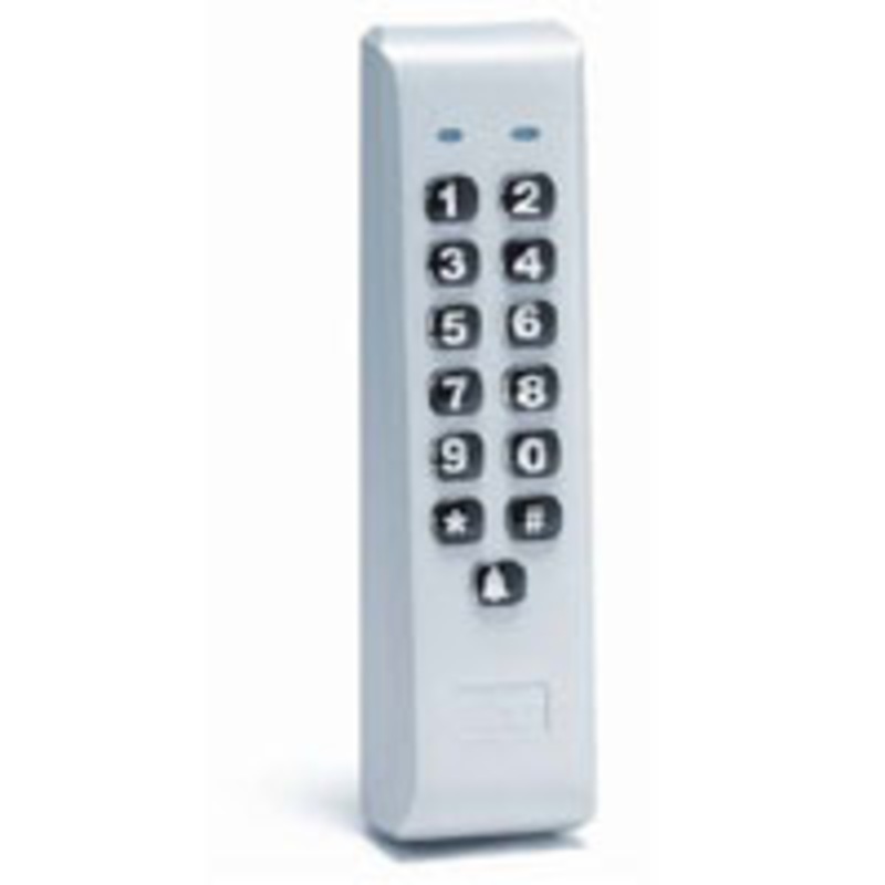 IEI LINEAR Mullion Mount Backlit keypad 212iLM (stand alone) Aluminum