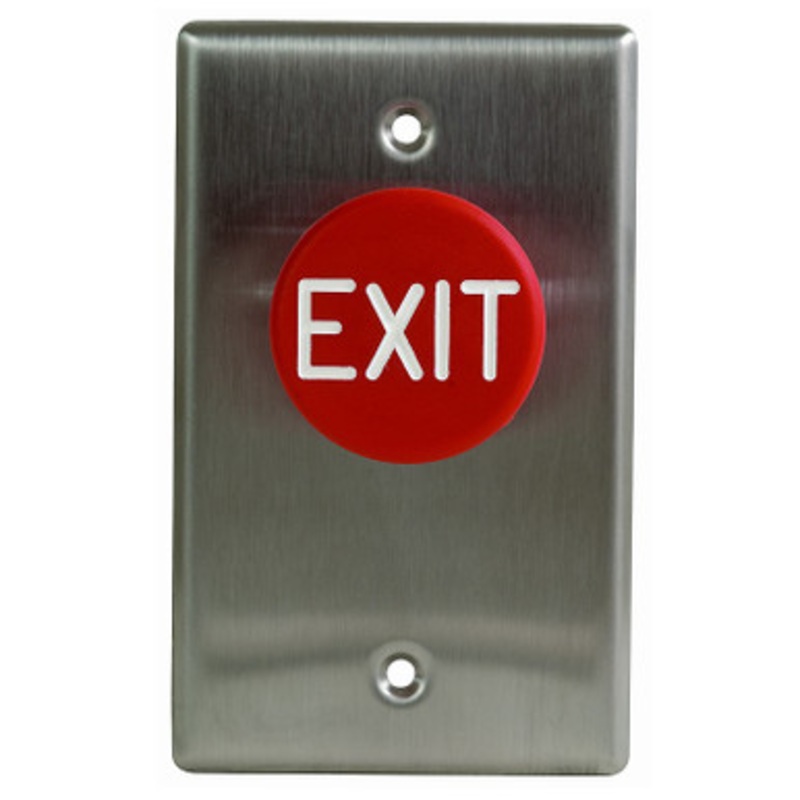 Camden CM-420E Momentary Mushroom Push Button Exit Switch