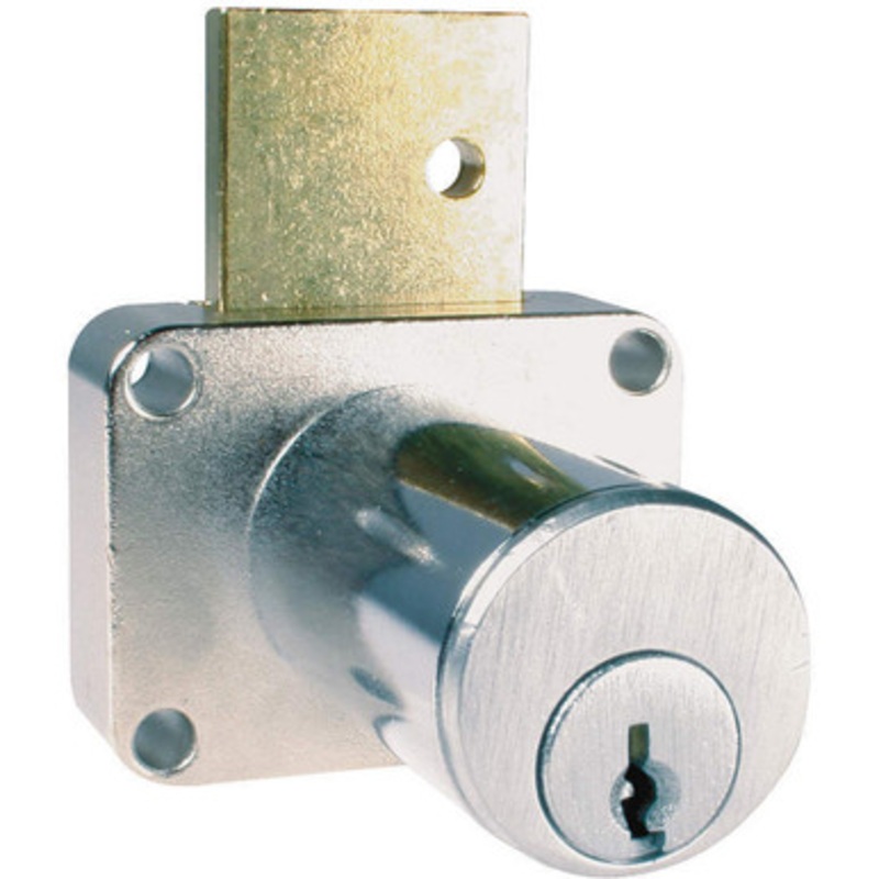 CompX National C8179-26D Pin Tumbler Drawer Lock Satin Chrome