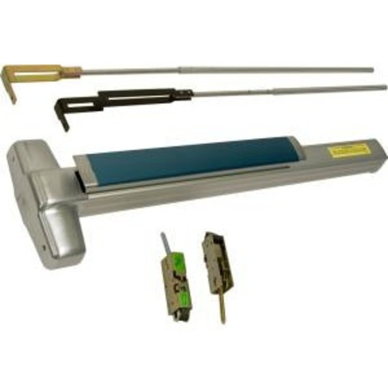 Von Duprin EL9847WDC-EO-3-US26D Exit Only Wood Door Electric Latch Retraction Concealed Vertical Rod Exit Device 3′ Door