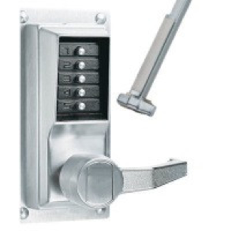 Dormakaba Simplex LP1000 Series Model LP1010 Panic/Exit keyless lock WITHOUT KEY BYPASS